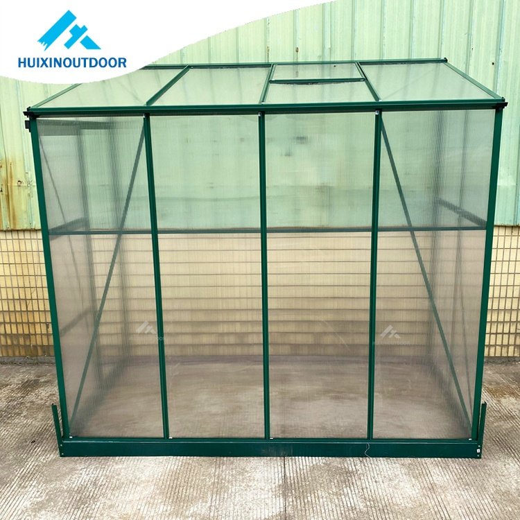 Aluminum plant garden kit home backyard green house outdoor aluminium frame grow greenhouse home metal structure greenhouse