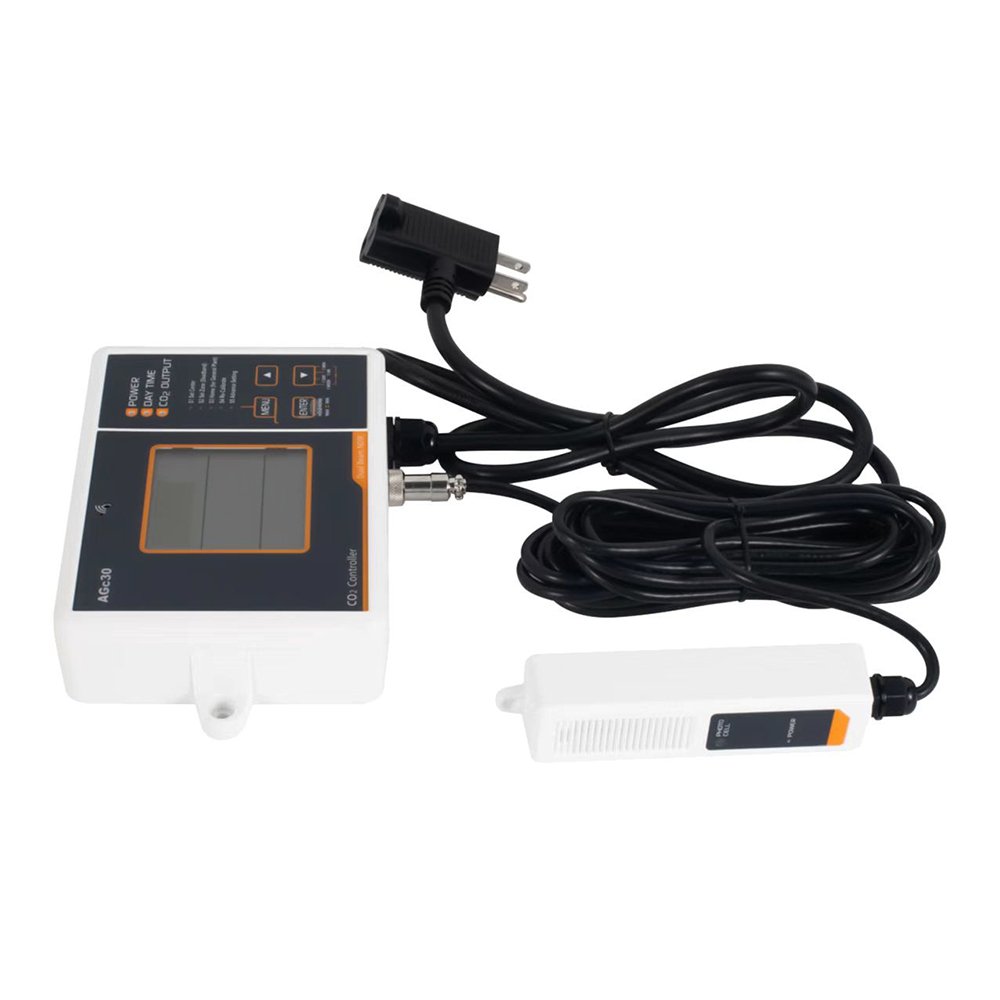CO2 Controller Carbon Dioxide Controller CO2 Meter Monitor Day and Night Relay Function, NDIR CO2 Sensor for Green House