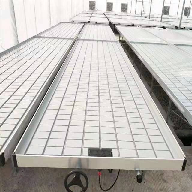 4x8ft hydroponic rolling benches ebb flow grow table flood tables with vertical poles
