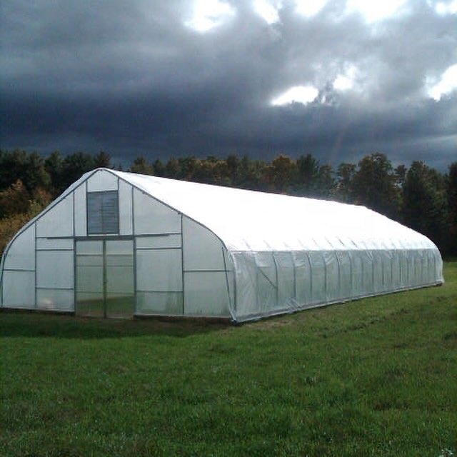 Green vegetable planting multi-span modern agricultural greenhouse