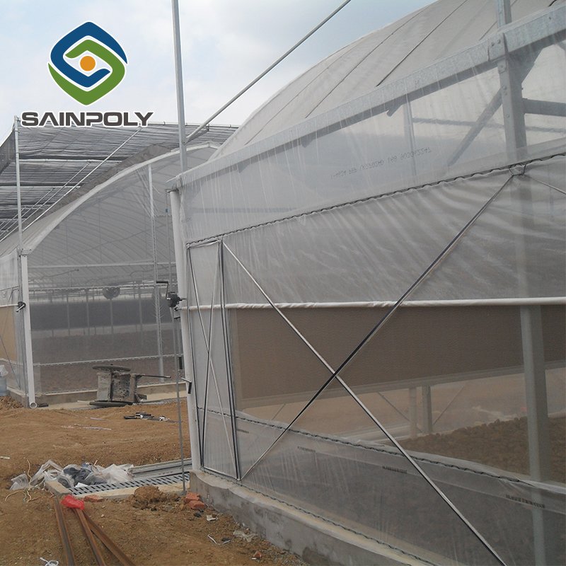 200 Micron UV Resistant PE Film Greenhouse For Vegetables Large Agricultural Plastic Cover Frame House Sale