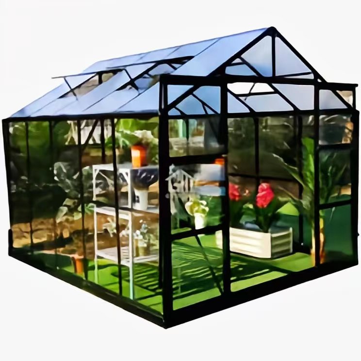 G-MORE ELEGANT DIY GARDEN BUILDING PRO SERIES GP936-R ALL PC PANEL GREENHOUSE FOR OUTDOOR greenhouse used for sale