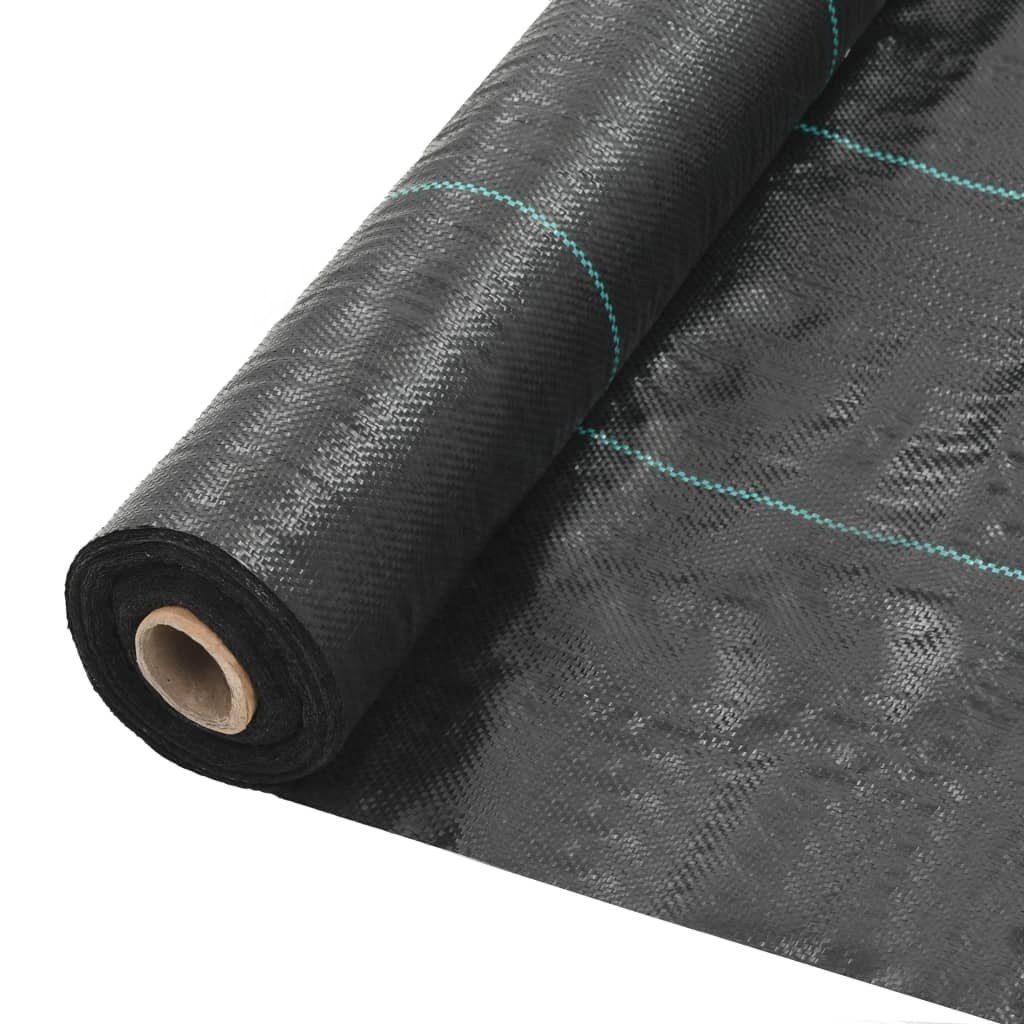 PE Woven Cloth Geotextile Fabric to Stop Grass Growing Weed Barrier and Weed Control Sheet Garden Ground Cover Anti-UV Weed Mat