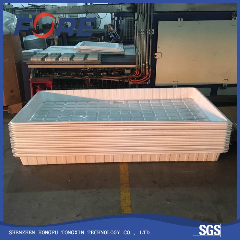 White Black 3x6 4x6 4x8 Large Plastic Garden Tray for Hydroponics