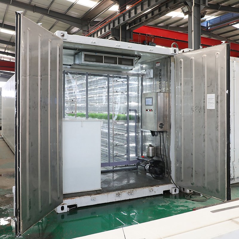 Fodder Smart Farm Shipping Container Grow Room Hydroponic Vertical Farming Container Greenhouse
