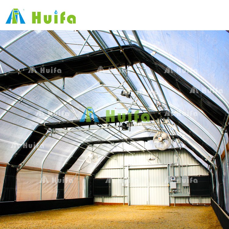 Huifa Vegetable Seeds Poly Film Blackout Greenhouse Tunnel Greenhouse Agriculture