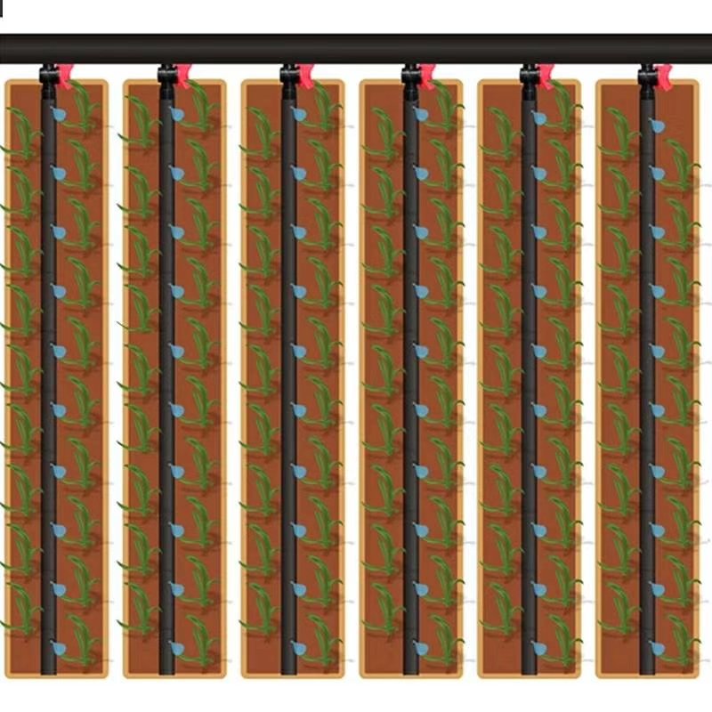 2024 new agriculture 16mm drip irrigation pipe hose low price flat dripper drip tape farm drip irrigation system design
