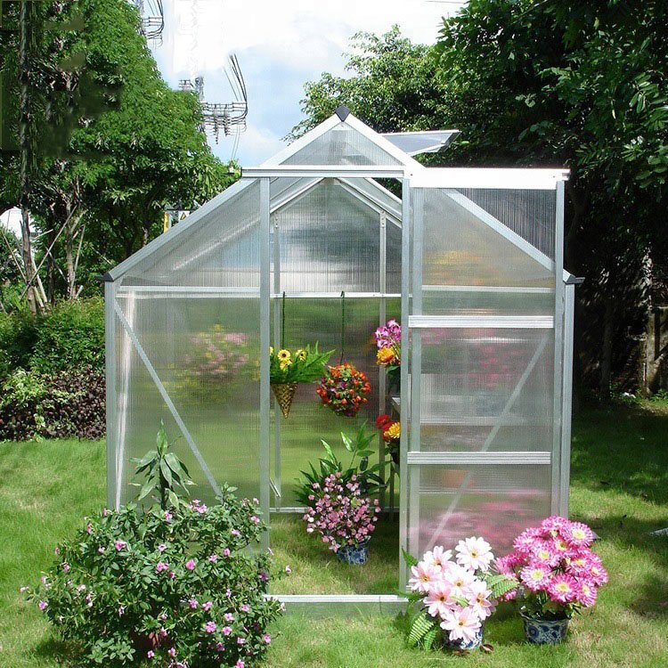Factory direct commercial vegetable planting greenhouse hot dip galvanized steel base