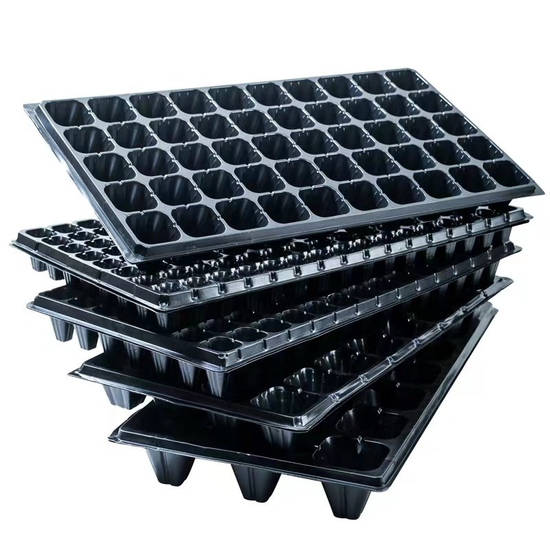 Agriculture Greenhouse Seed Planting Plastic Nursery Tray Plant Growing Pots Seed Grow 72 128 200 Cell Seeding Tray