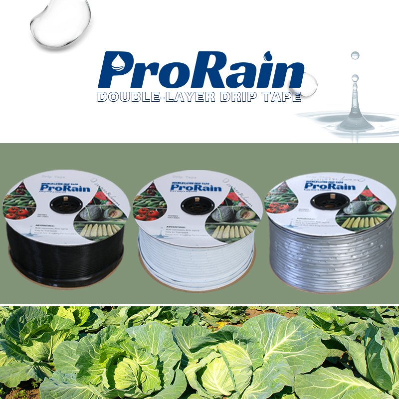 Customizable garden agriculture irrigation 16mm 20mm double layer drip tape