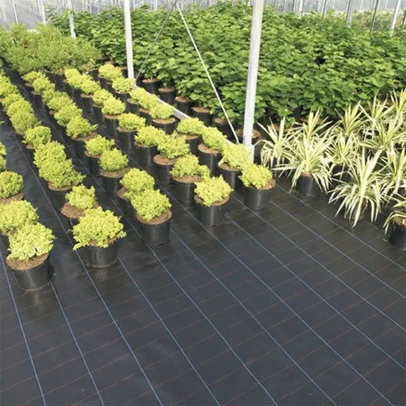 weed control fabric pp woven weed mat Fabric Cloth Barrier Non Woven Mat For Agricultural Ground Cover