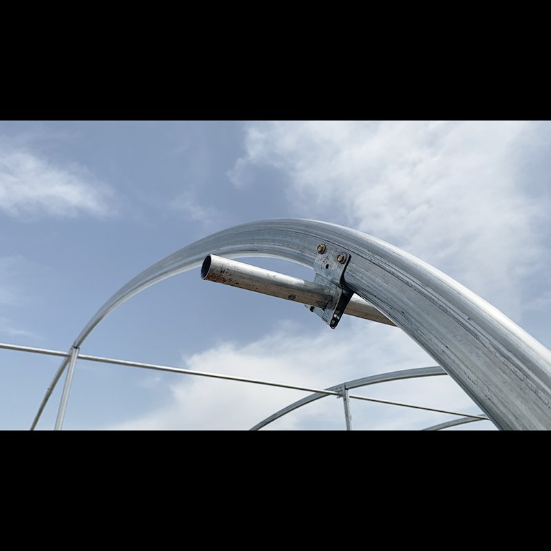 Single Span Agricultural Arch Polycarbonate Greenhouse Easily Assembled