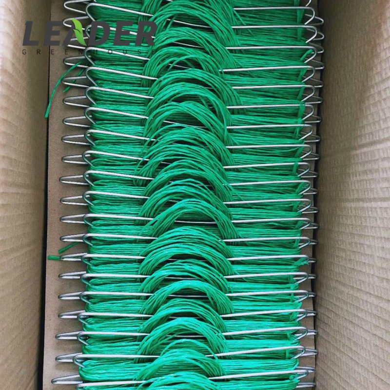 Agricultural Greenhouse Accessories Vegetable Metal Hanging Galvanized Steel Tomato Hook/Tomato Grow Support Hook With Rope