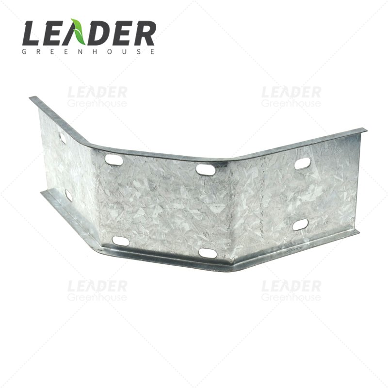 Multi Span Greenhouse Gutter Supporting Accessories 1.5mm Galvanized Rain Gutter Bracket
