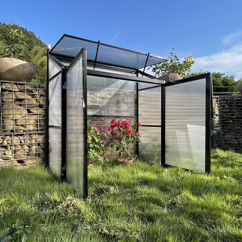 Agricultural Greenhouses Mini Greenhouse Aluminum Frame Outdoor House Kits for Garden Plants