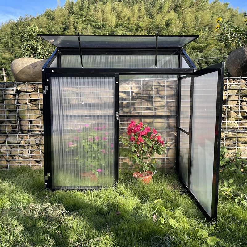 Agricultural Greenhouses Mini Greenhouse Aluminum Frame Outdoor House Kits for Garden Plants
