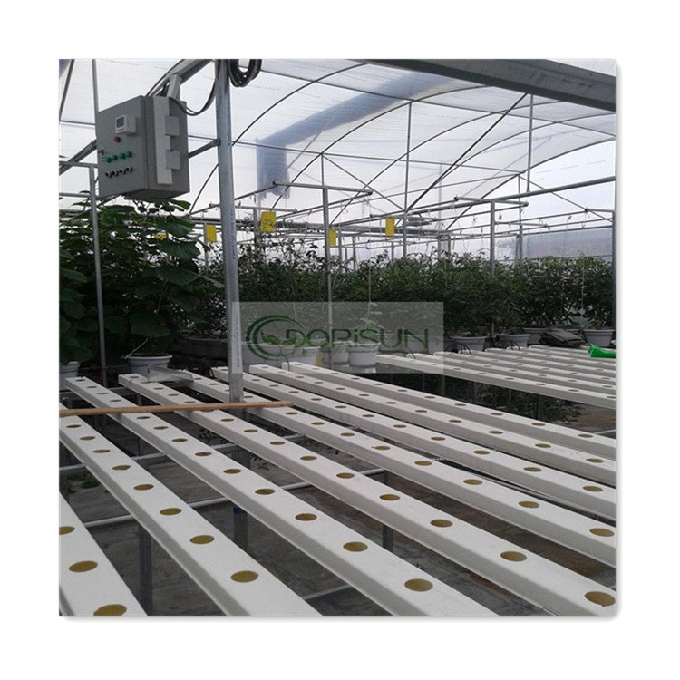 Factory Professional Production Food Grade Hydroponic Equipment Nft Pipe Channels For Greenhouse Hydroponic Growing Nft Channel