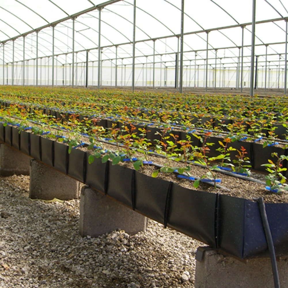 Agricultural greenhouses plastic hydroponic vegetable growing trough