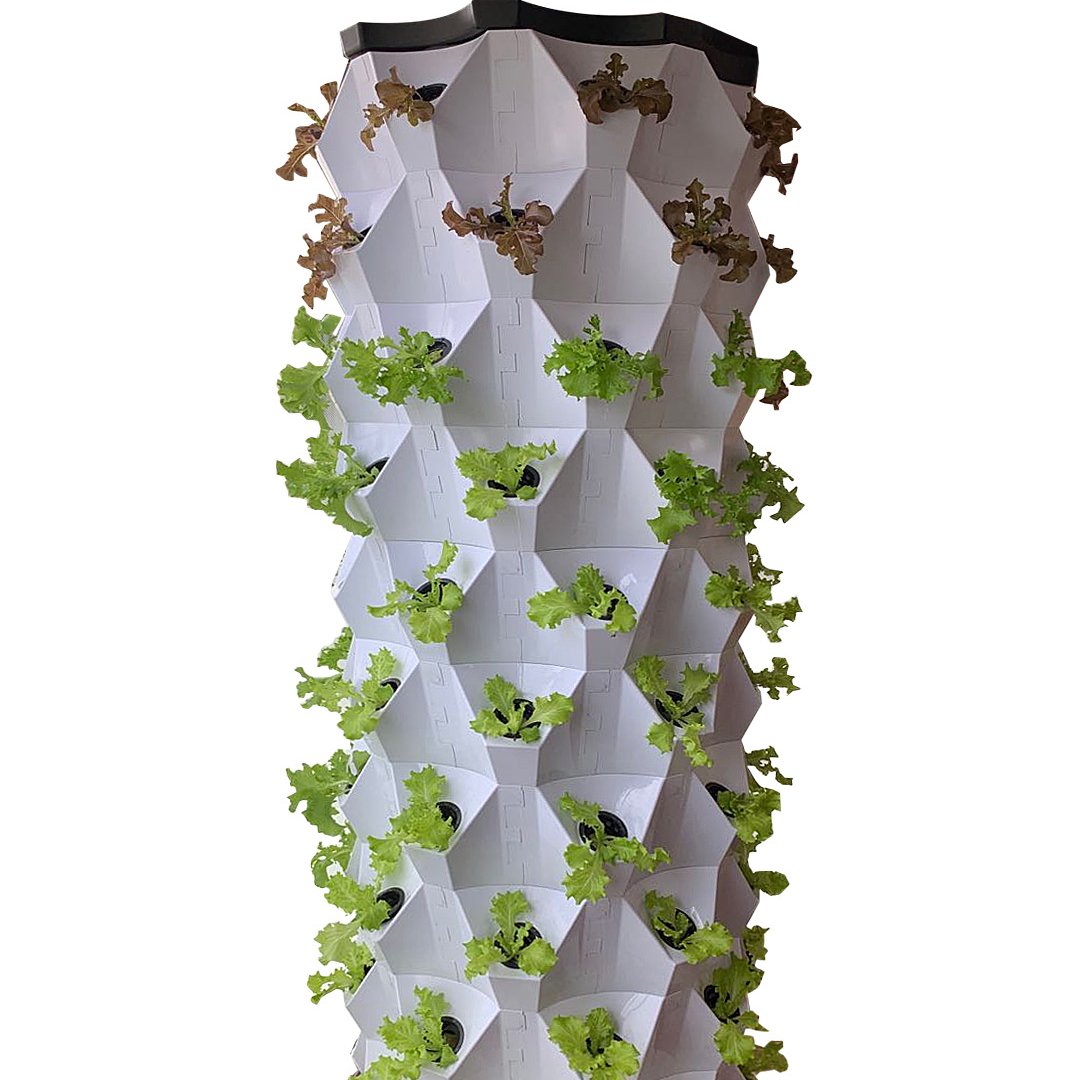 New agricultural greenhouse rotary aeroponic Tower garden vertical hydroponic system for planting