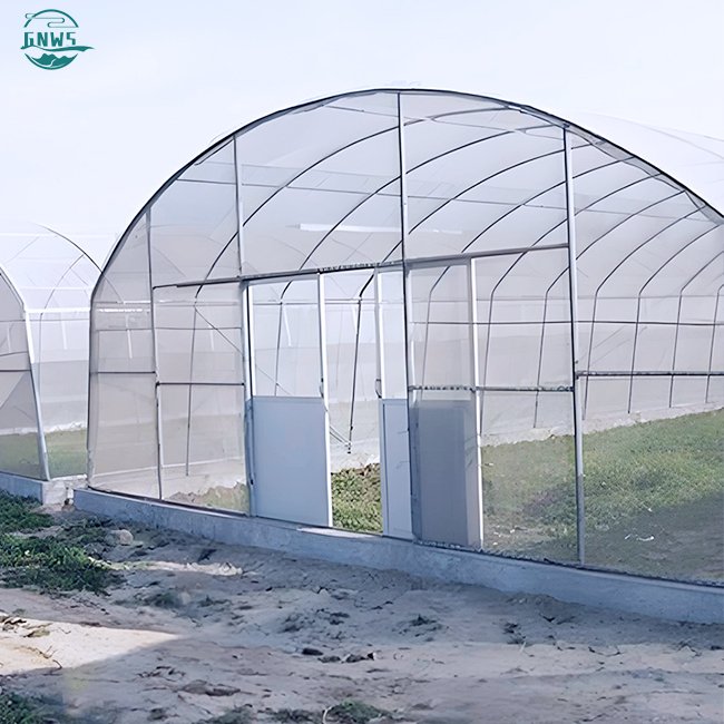 Easily Assembled agricultural Single span thin film Garden Green house for flower and seed Low cost tunnel greenhouse
