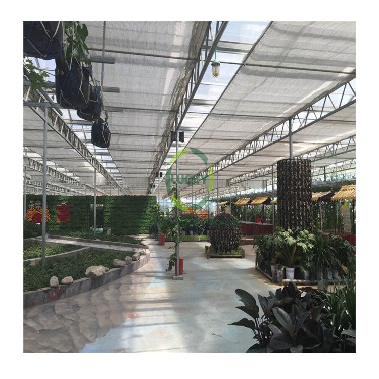 Customizable Prefab Grow Medical Plant Poly Carbonate Poly Tunnel Greenhouse With Compression Spring Circlip Slot