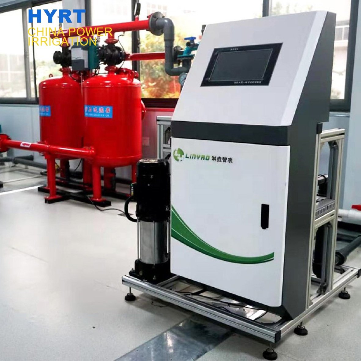 HYRT automatic fertigation system irrigation for agricultural greenhouses irrigation system