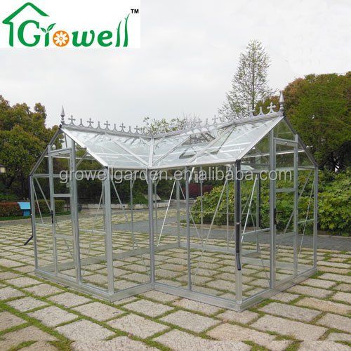 Hinged Door Large Orangery Glass Greenhouse