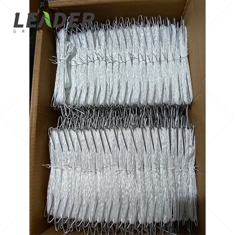 Tomato/Cucumber Plant Timely Delivery Quick Installed 22mm High Wire Tomato Hook With Polypropylene/Biodegradable Tope/Twine