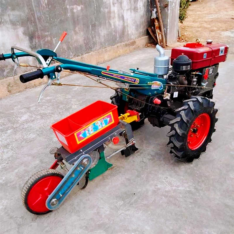 Walking Tractor with Rotary Tiller All-in-one Machine Walking Belt Weeding Machine Agricultural Multi-purpose Walking Tractor