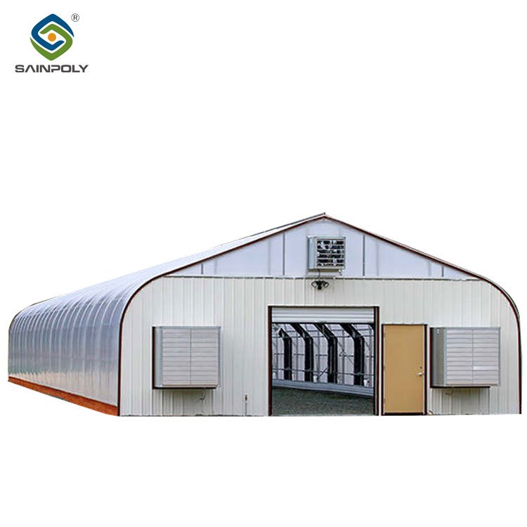 Sainpoly Agricultural House Thailand Greenhouse Grow Tents Mushroom Blackout Greenhouse Structure For Sale
