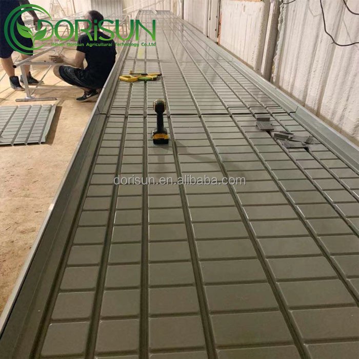 Greenhouse Grow Table 4x8 Flood Trays Ebb And Flow System Rolling Bench Grow Tables