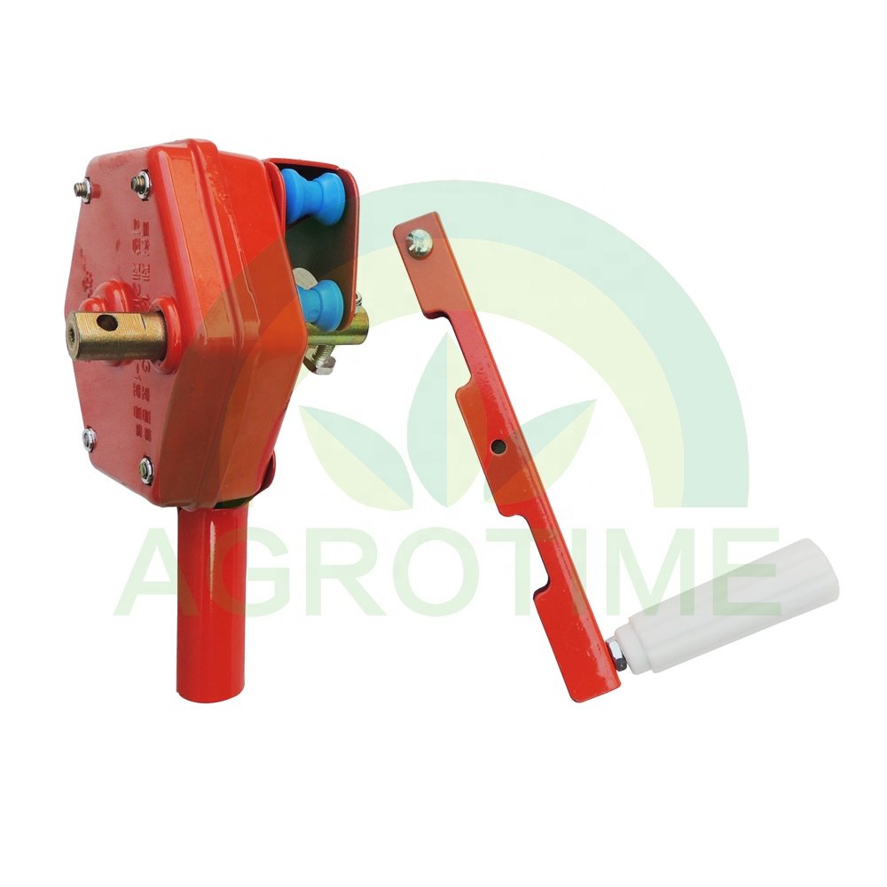 Manual korea greenhouse roll up machine Greenhouse Manual Film roll up Crank unit sidewall Ventilation