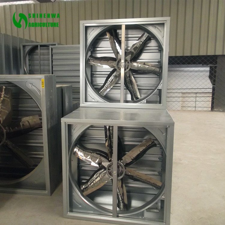 Industrial Axial Ventilation Exhaust Fan with Cooling Pad for Poultry Farm and Agricultural Greenhouses