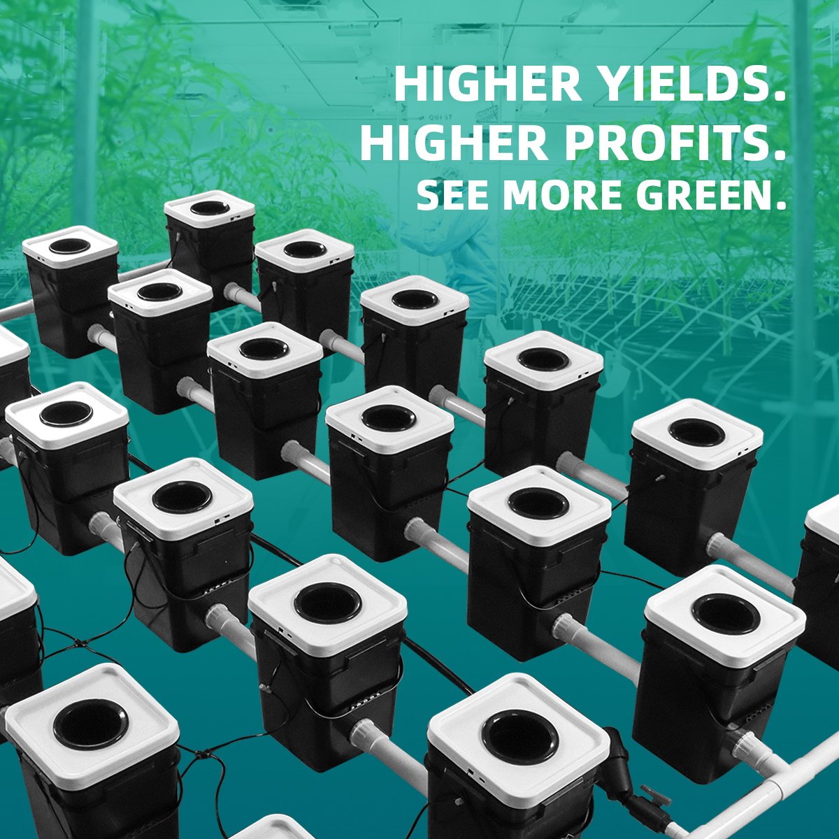 Customizable Hydroponics System At Home Autopot 9Xl Hydroponic System Agricultural Greenhouse Tomatoes Hydroponic Manufacture