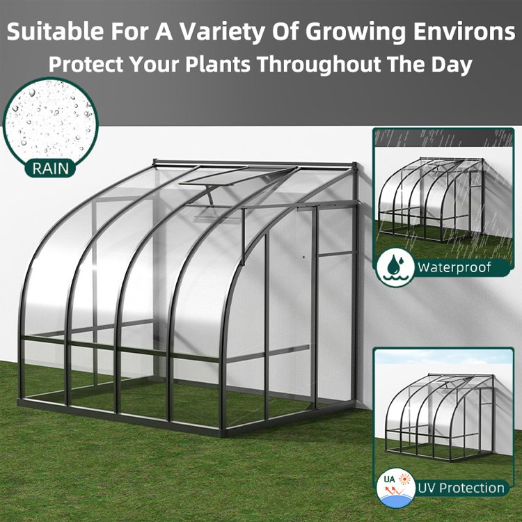 New Style Factory Price Grow Green House Aluminum Frame Agricultural Greenhouses