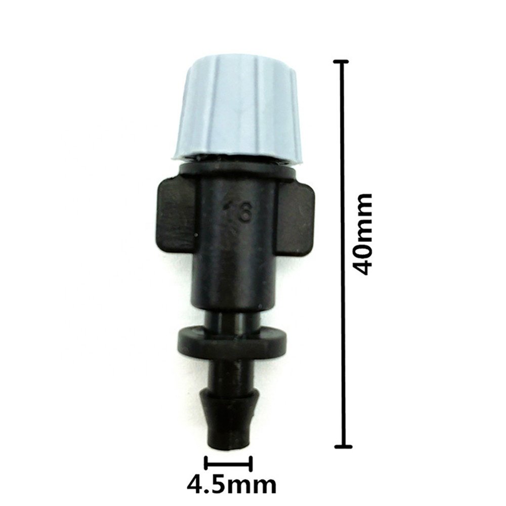 Greenhouse Misting Cooling Nozzle Micro Irrigation Irrigation Fogger Sprinkler With Single Barb