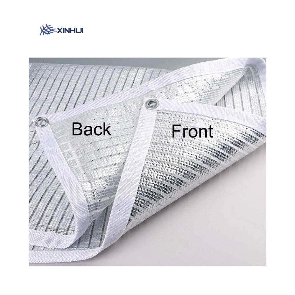 2*4m HDPE and waterproof custom sized aluminum shade net for greenhouse