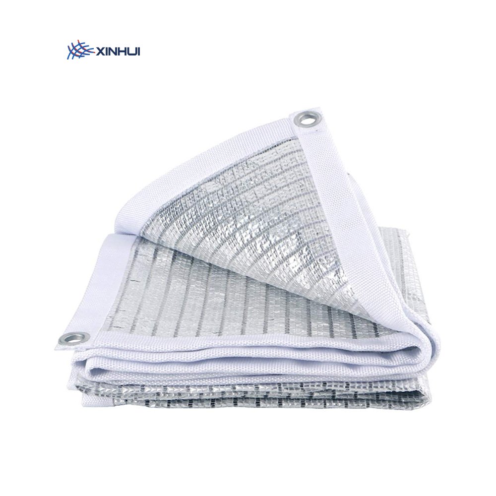 2*4m HDPE and waterproof custom sized aluminum shade net for greenhouse