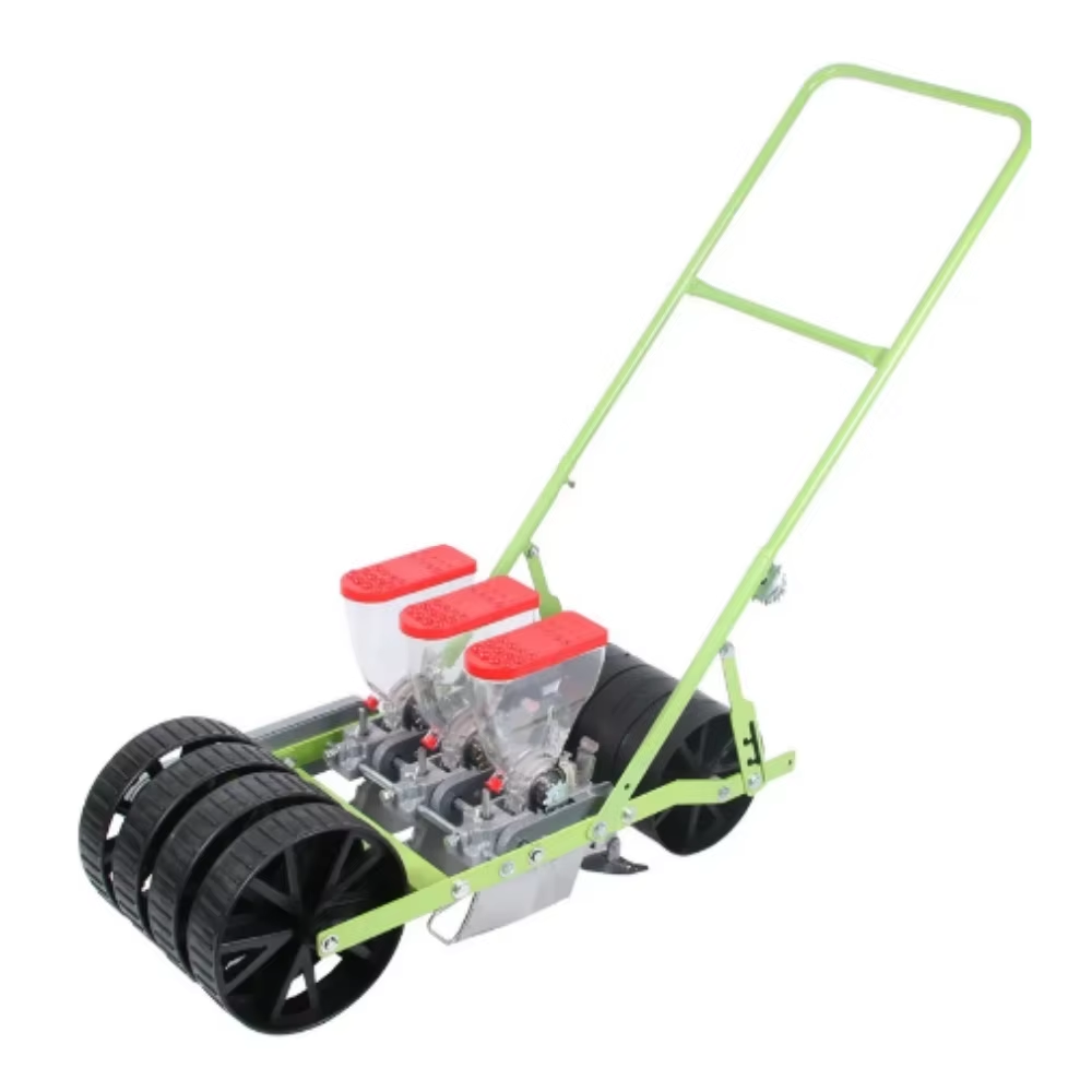 Planters Seeder Machine Hand Propelled 4 Row Agricultural Machinery Rapeseed Seed Sowing Rice Planting Vegetable