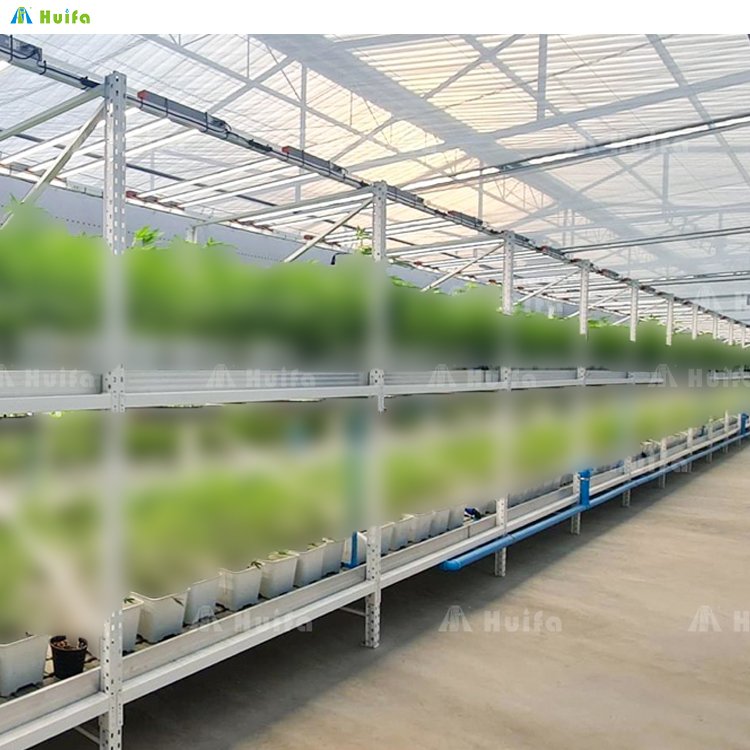 Modern New 4x8ft Vertical Hydroponic Flood Tables And Trays Vertical Grow Racks Farming Indoor Grow Rack Agricultural Greenhouse