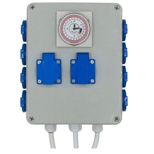 12way Plastic Euro Timer Relay agriculture hydroponic grow timer