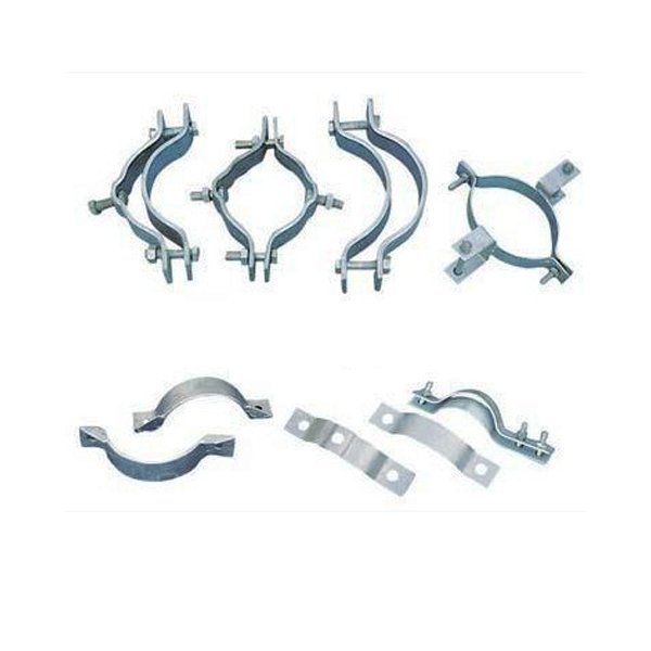 Galvanized Steel Round Embrace Clamps Skyplant Connecting Pipe Clamp Connection Galvanized Pipe Clamp For Greenhouse