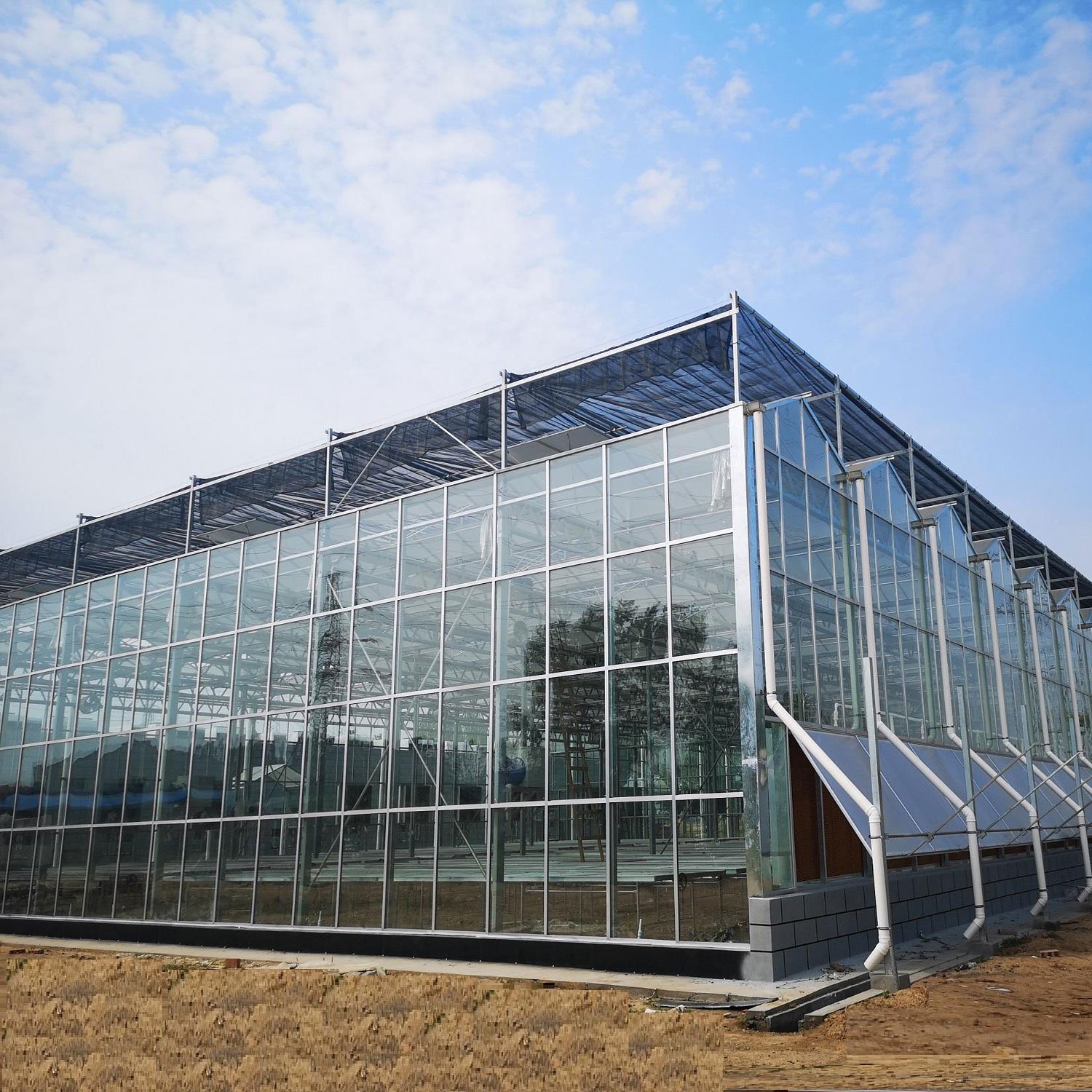 Wind resistant prefabricated one stop gardens greenhouse parts greenhouse victorian glass green house
