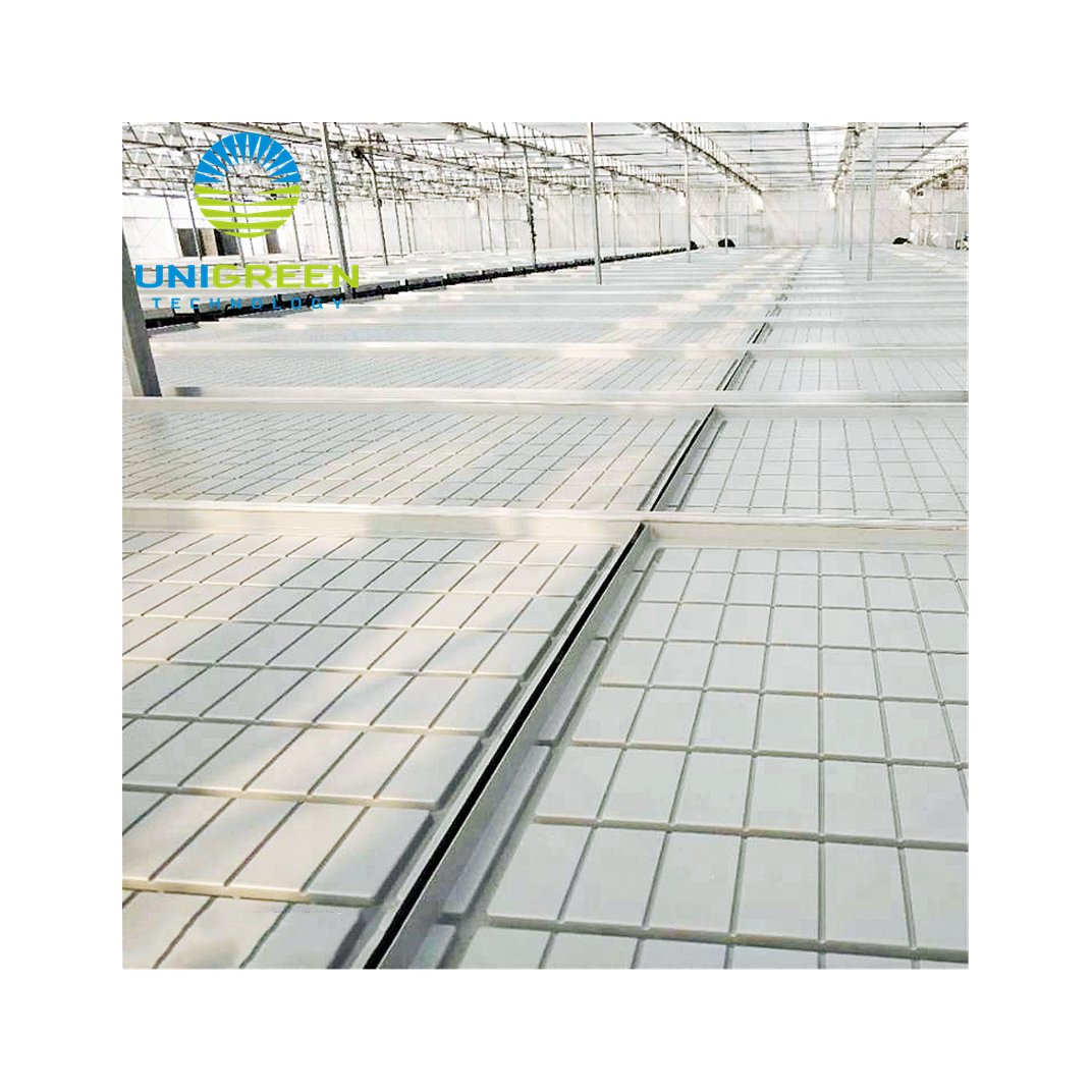 Abs Ebb And Flow Seedbed Rolling Bench And Table 5' 4' ABS Ebb and Flood Tray With Grow Stand For Hydroponics Greenhouse System