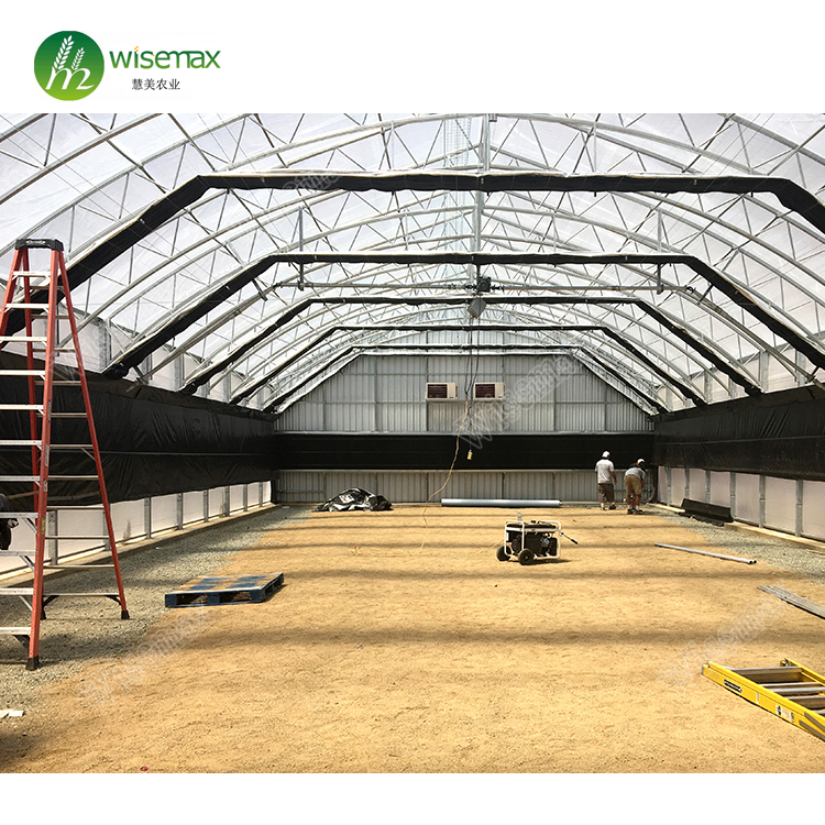 Medical planting agricultural greenhouse with blackout curtain