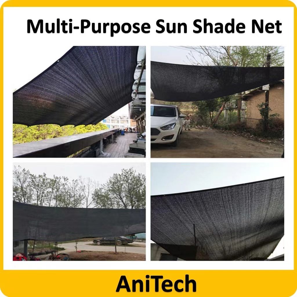 Black Greenhouse Shade Netting Shadow Mesh 100% New HDPE Monofilament Roll Sun Shading Cloth Net for Agriculture Sports Field
