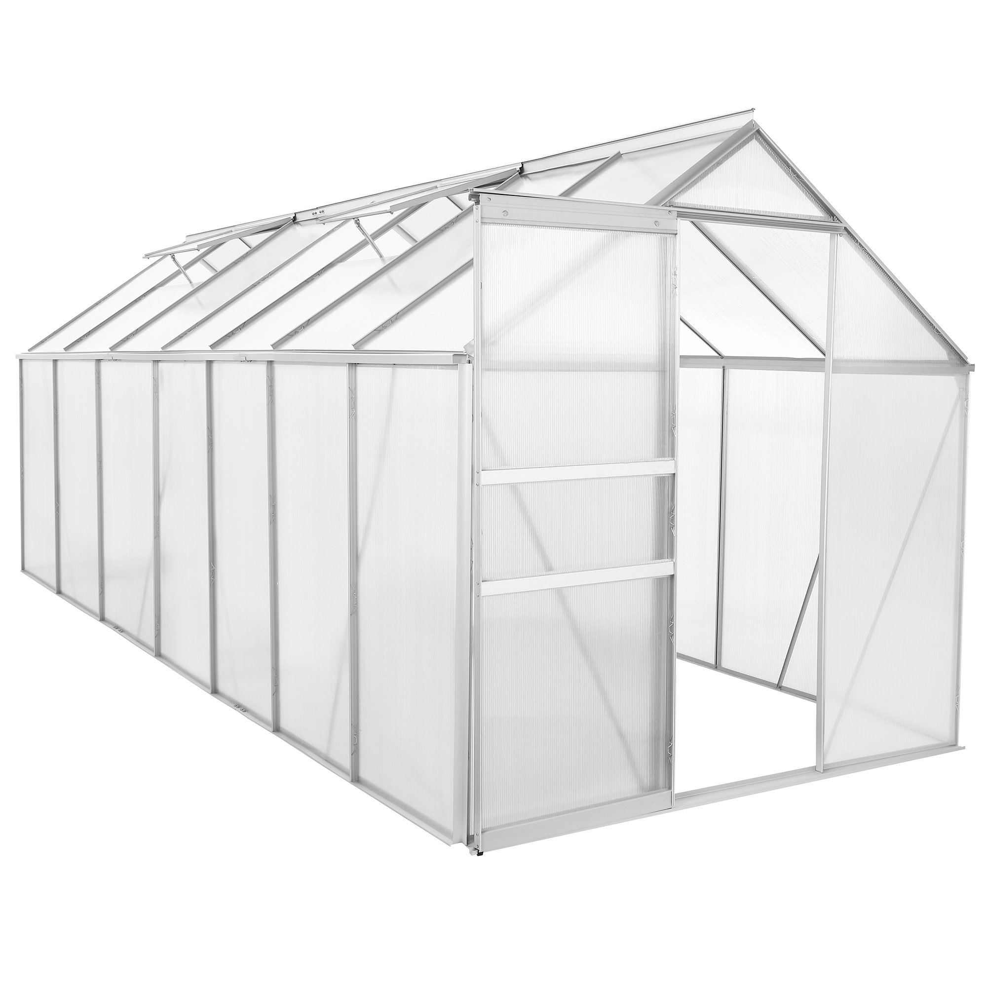 Beautiful Pc Polycarbonate Sheet Outdoor Green Houses Aluminum Frame Garden Greenhouse