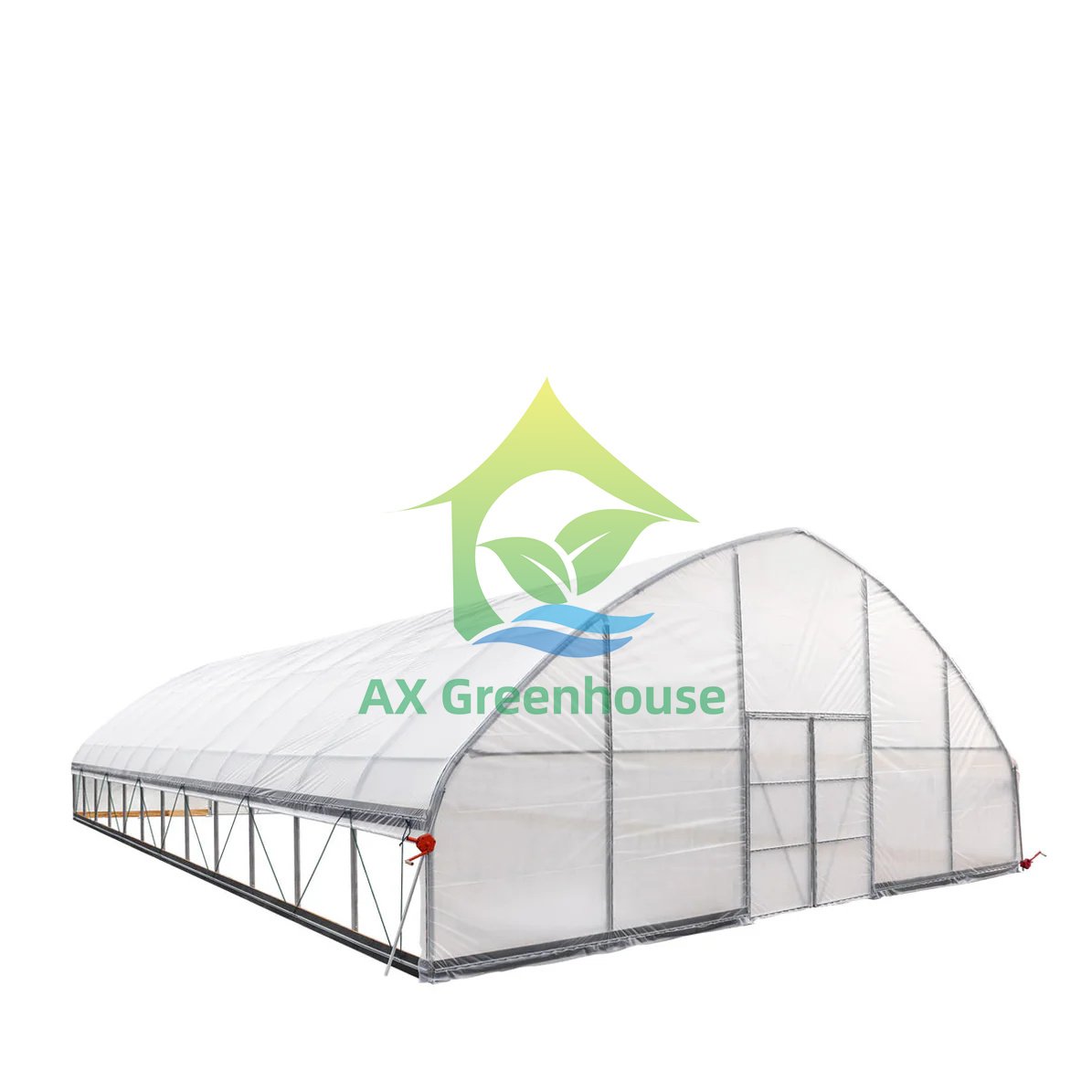 Single-span Low Cost Film Tunnel Agricultural Polytunnel Greenhouse Kit Equipment For Fruit
