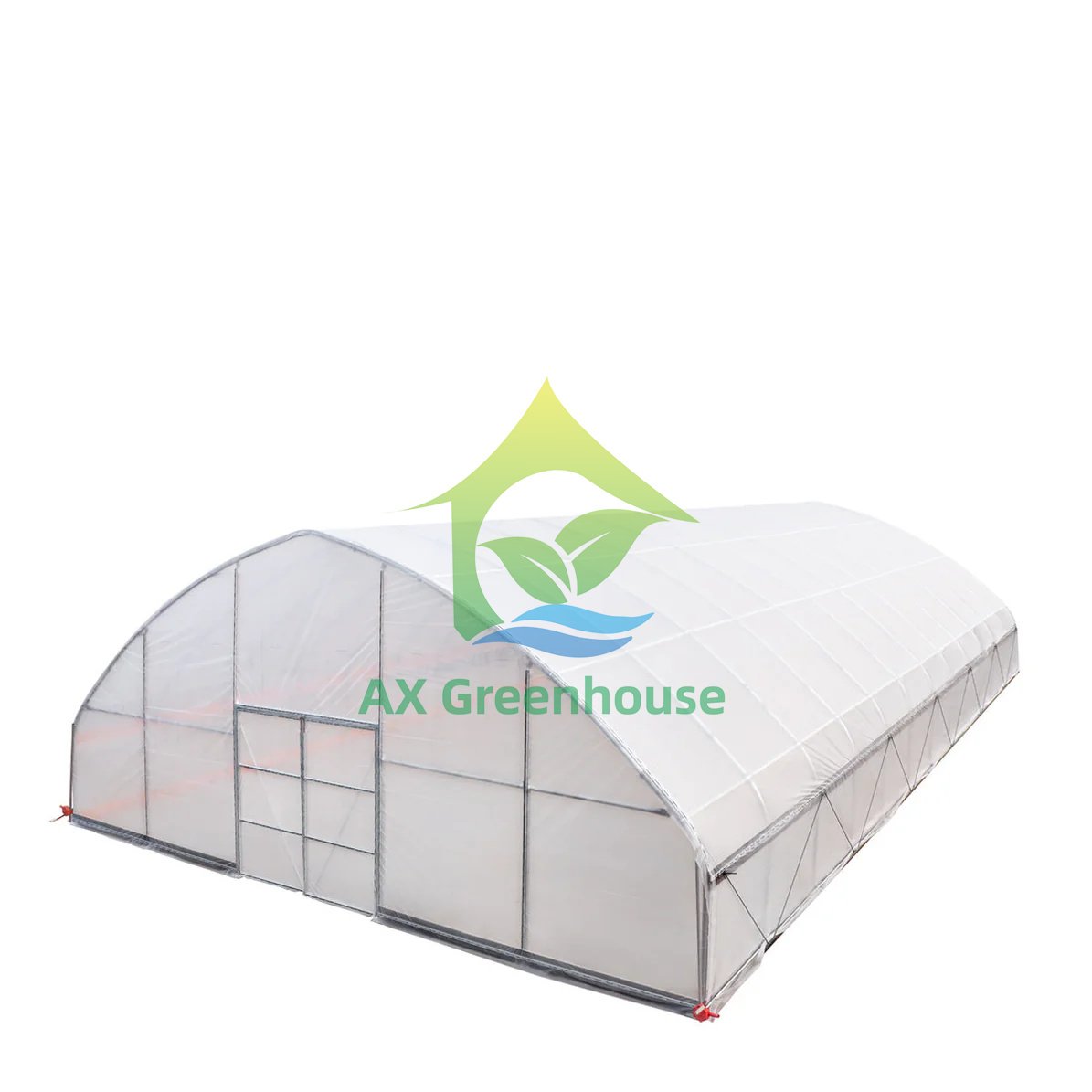 Single-span Low Cost Film Tunnel Agricultural Polytunnel Greenhouse Kit Equipment For Fruit