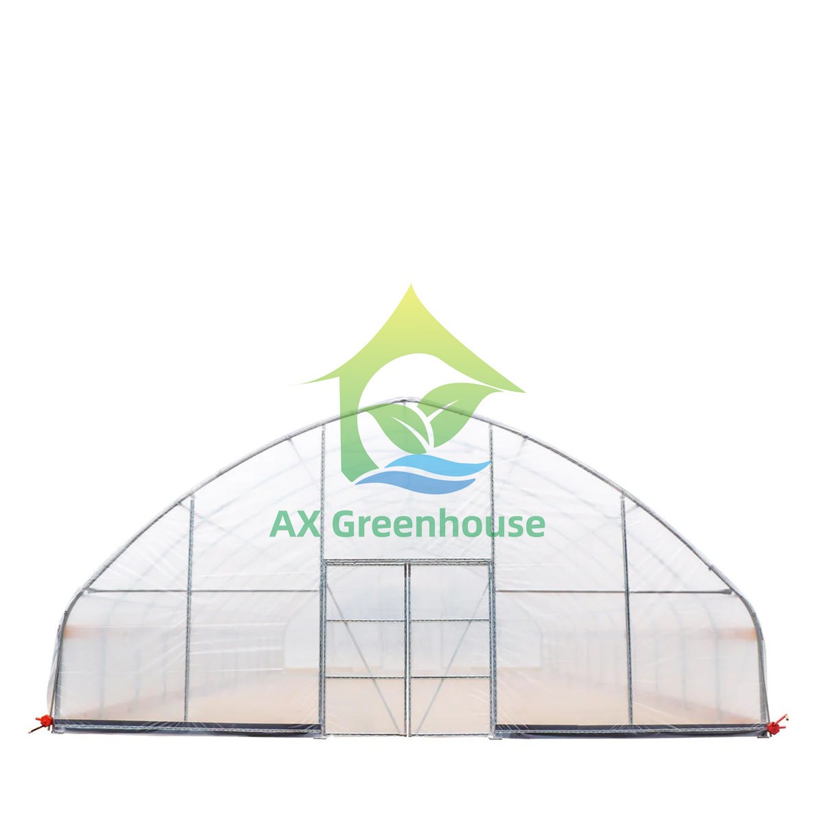 Single-span Low Cost Film Tunnel Agricultural Polytunnel Greenhouse Kit Equipment For Fruit